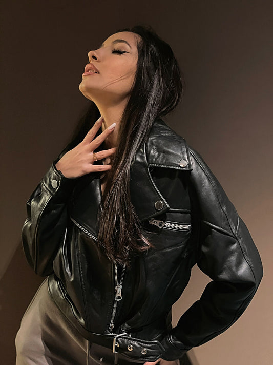 Black Biker Jacket