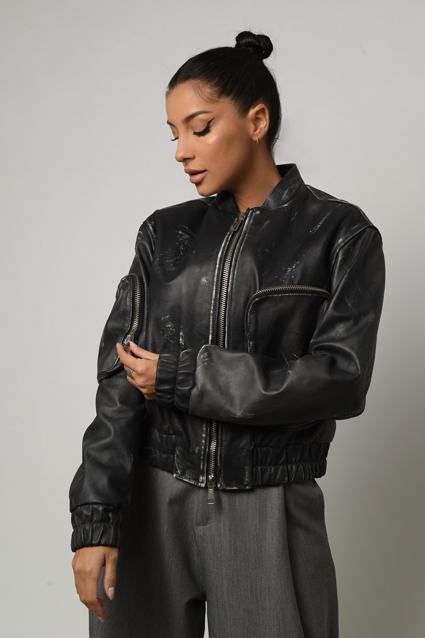 Bomber Vintage Black