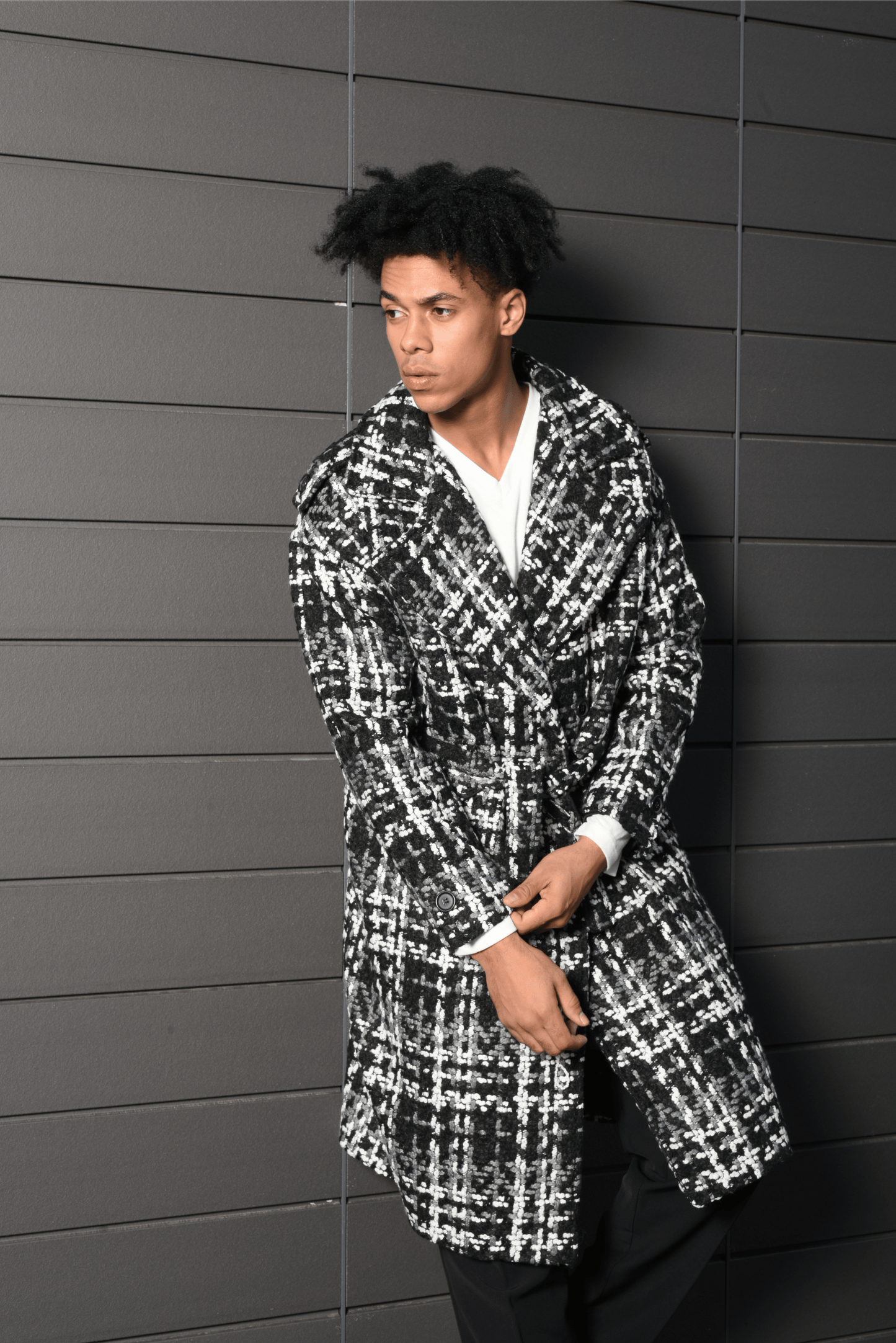 Coat Black & White