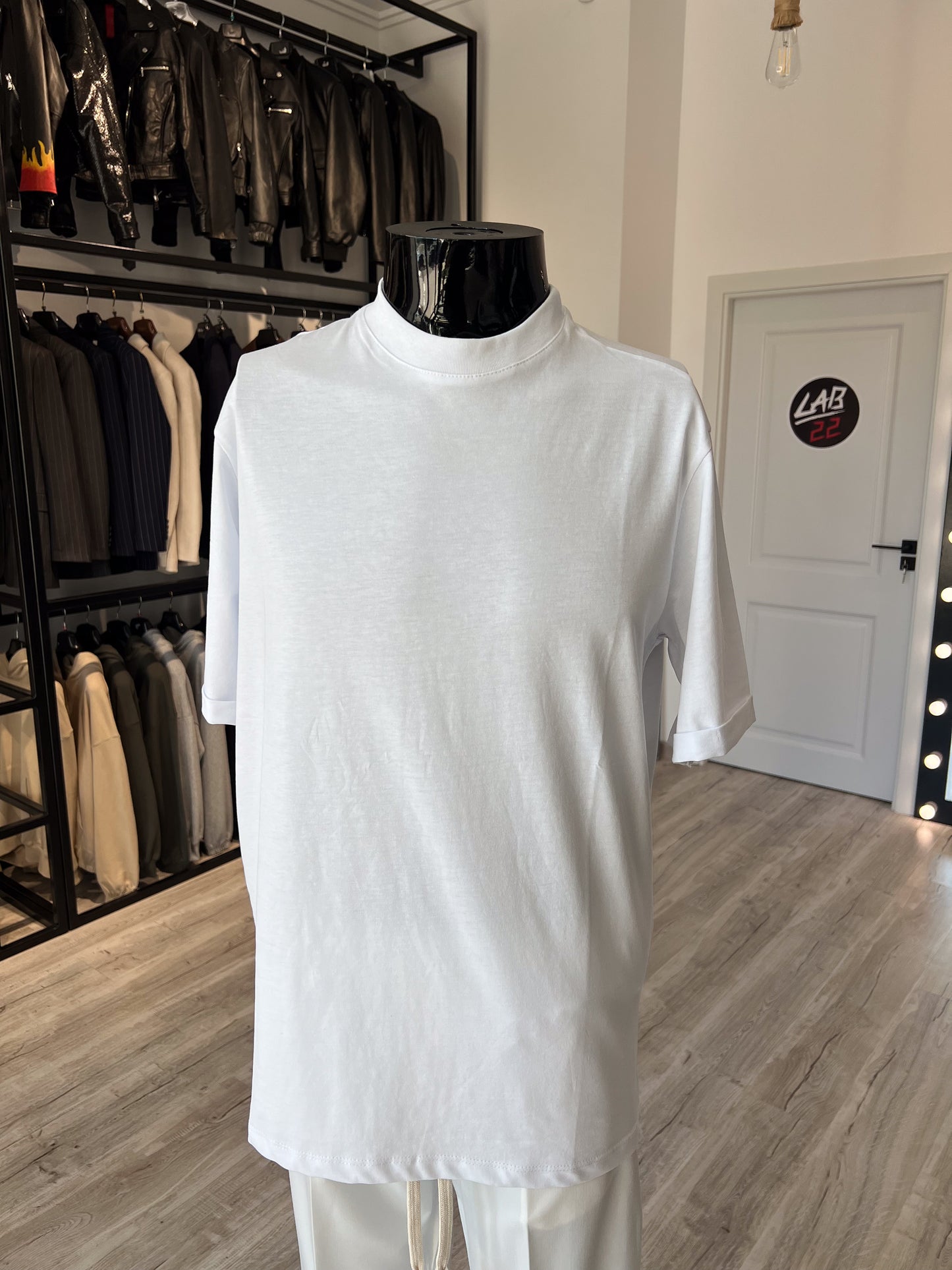 Tricou JUST ALB MAN