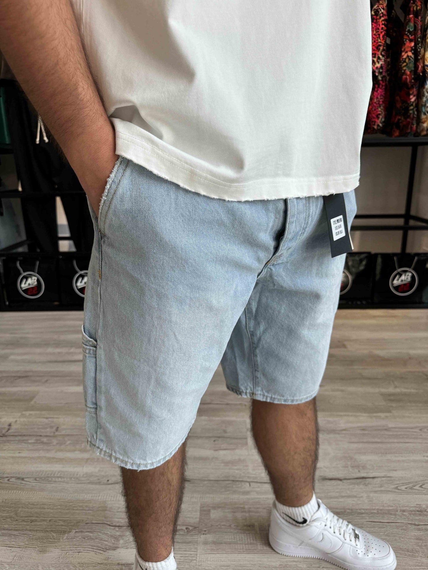 Blugi scurti WARREN BLEU