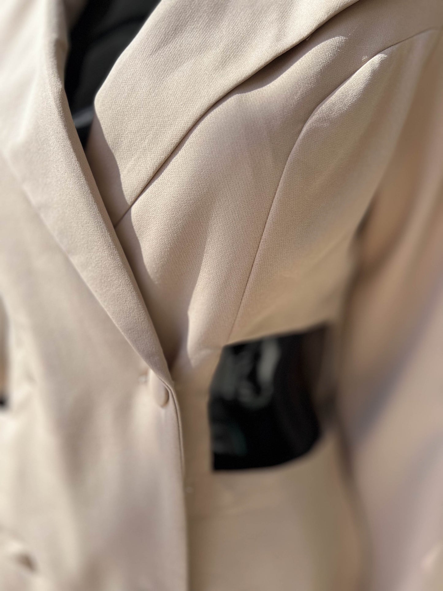 Short DRESS BEIGE