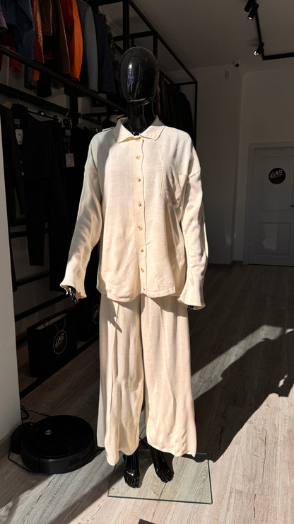 KNITWEAR SUIT ECRU