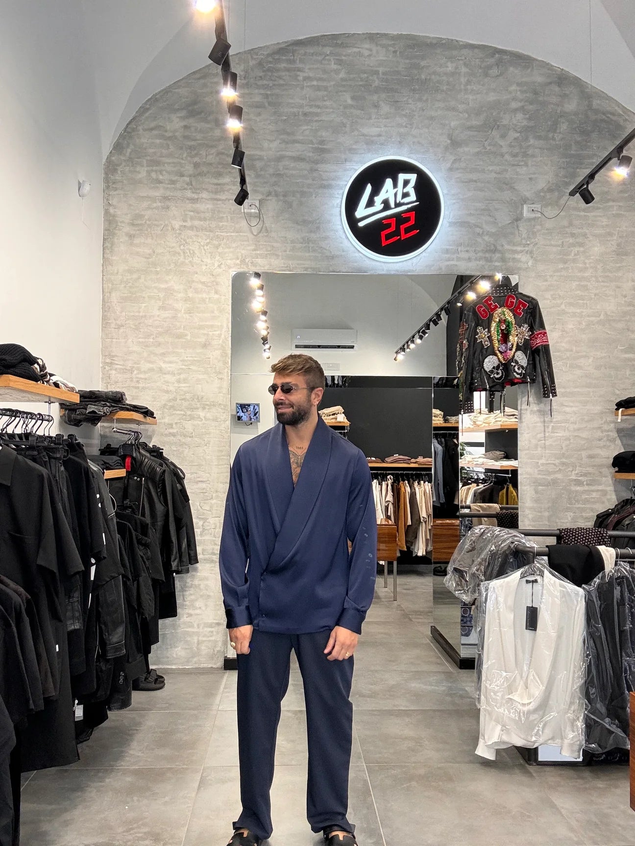 Camasa Satin Albastru CAPRI