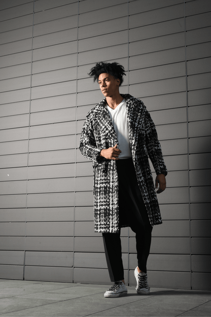 Coat Black & White