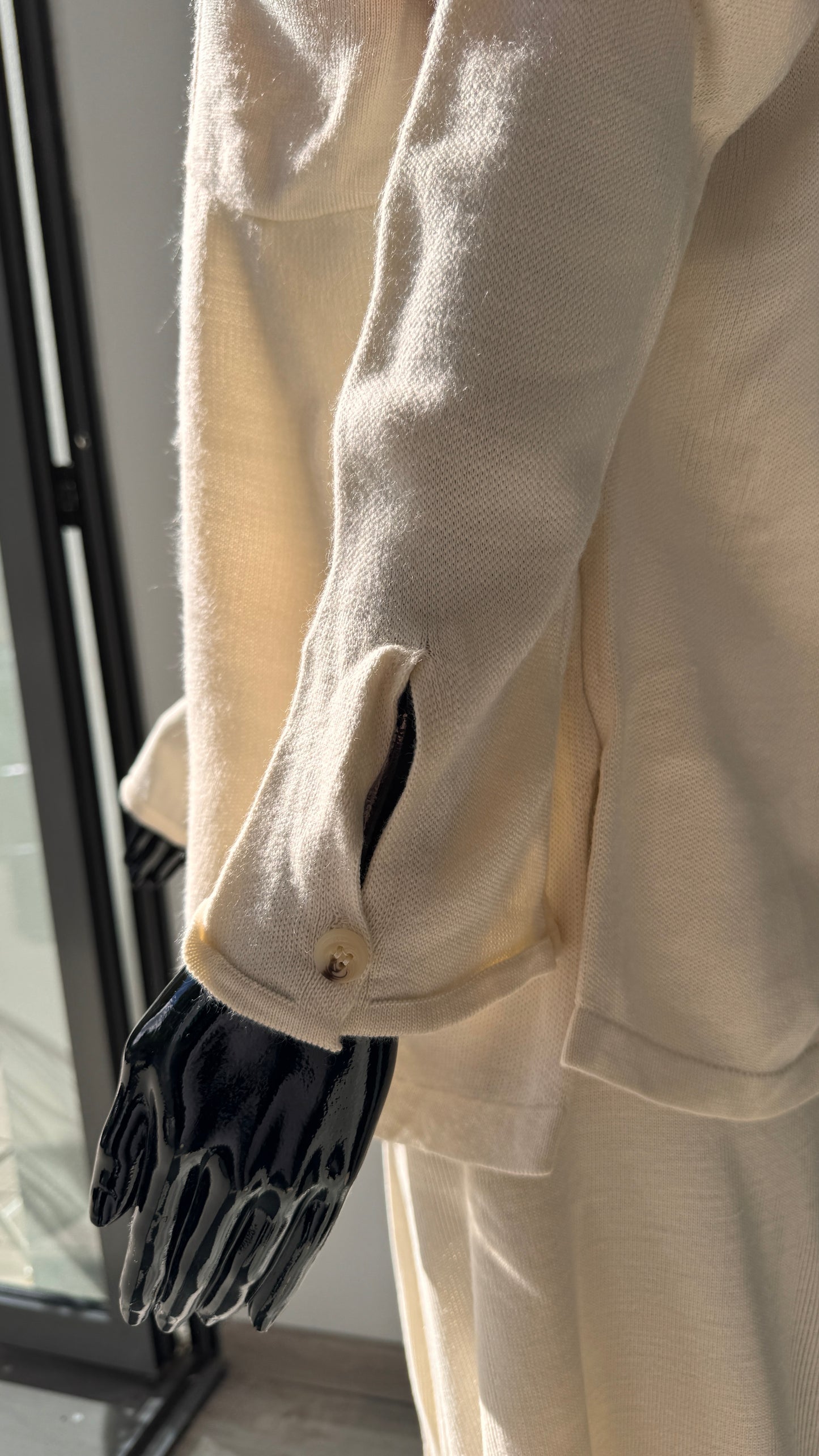 KNITWEAR SUIT ECRU