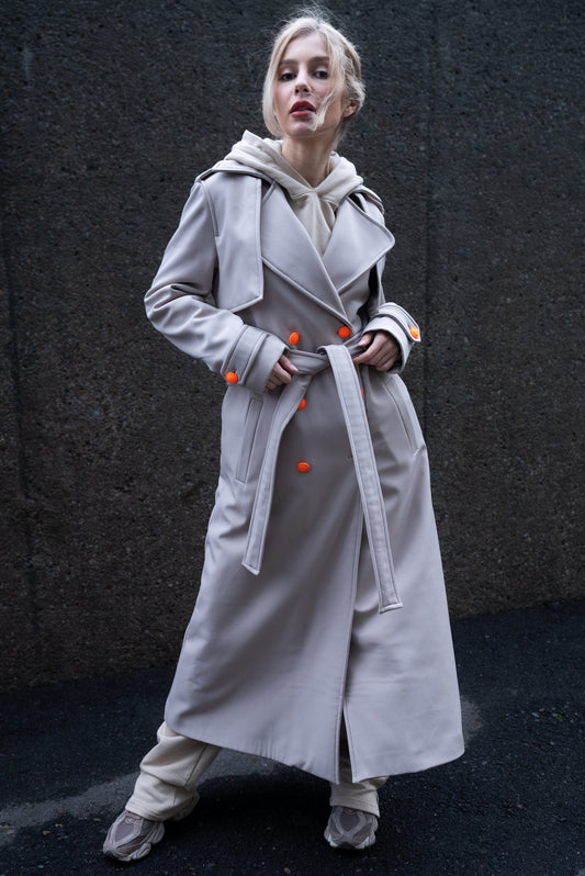 Coat Fluo - Nude