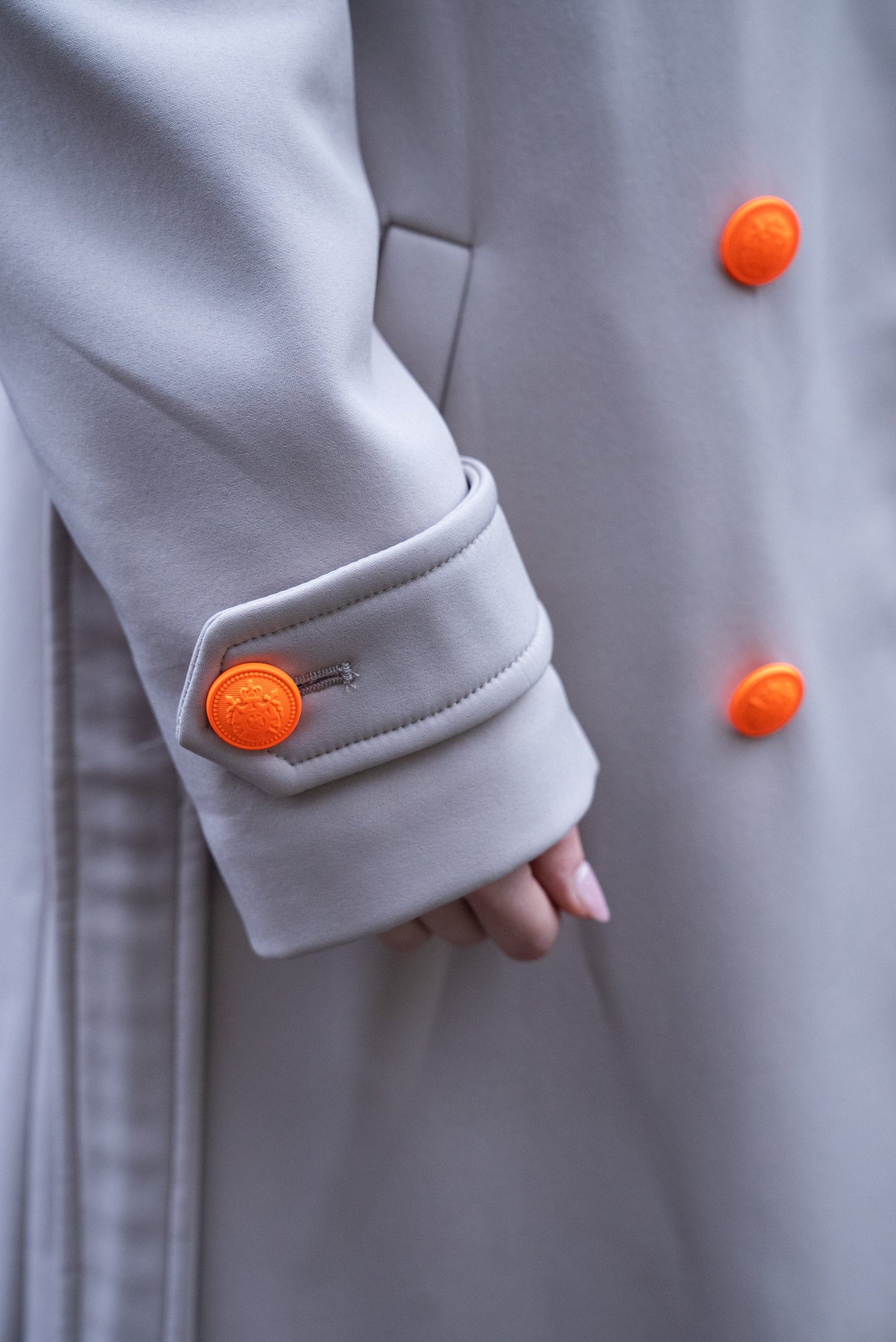 Coat Fluo - Nude