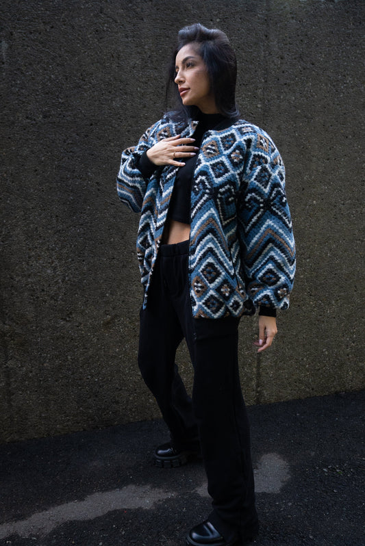 Bomber Etnic Blue