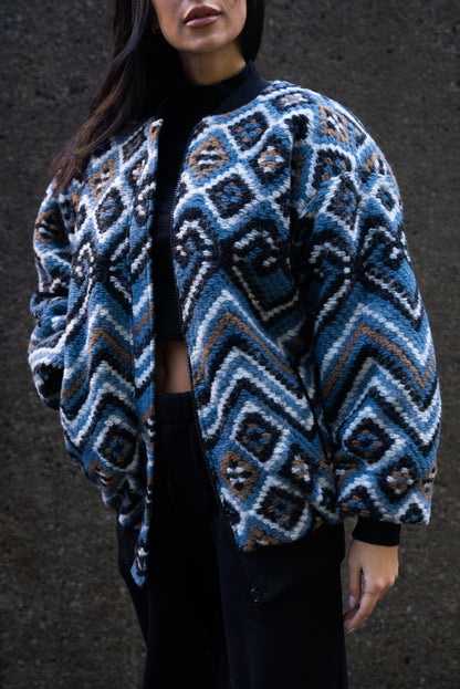 Bomber Etnic Blue