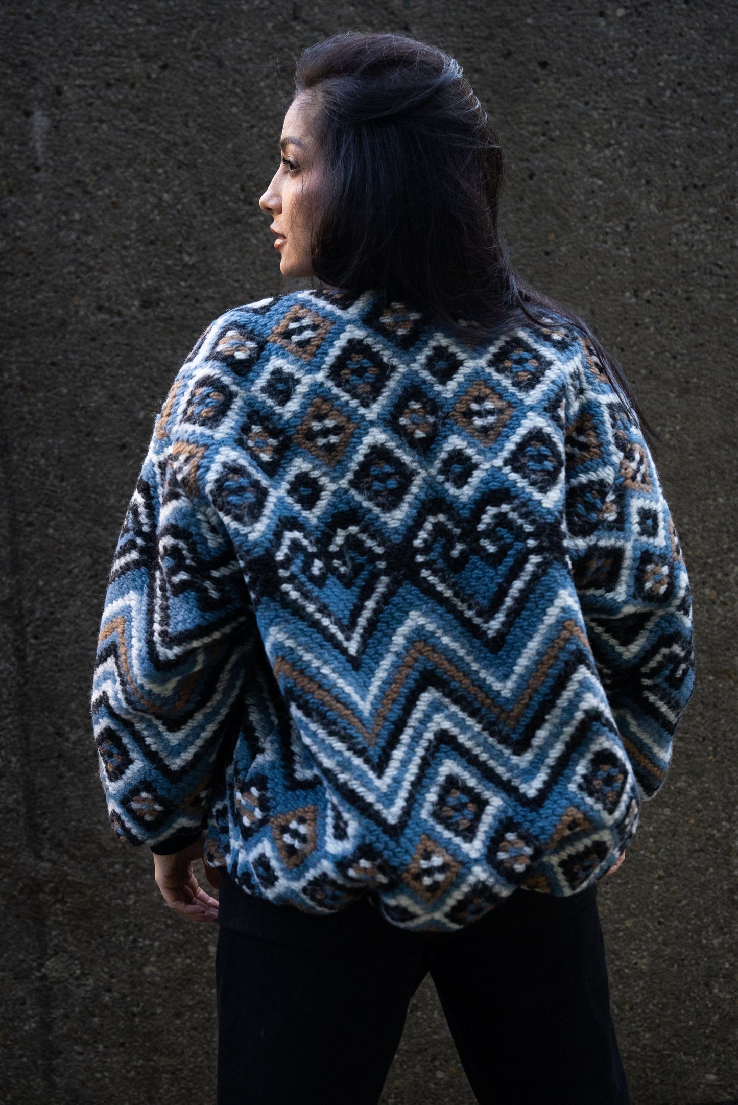Bomber Etnic Blue
