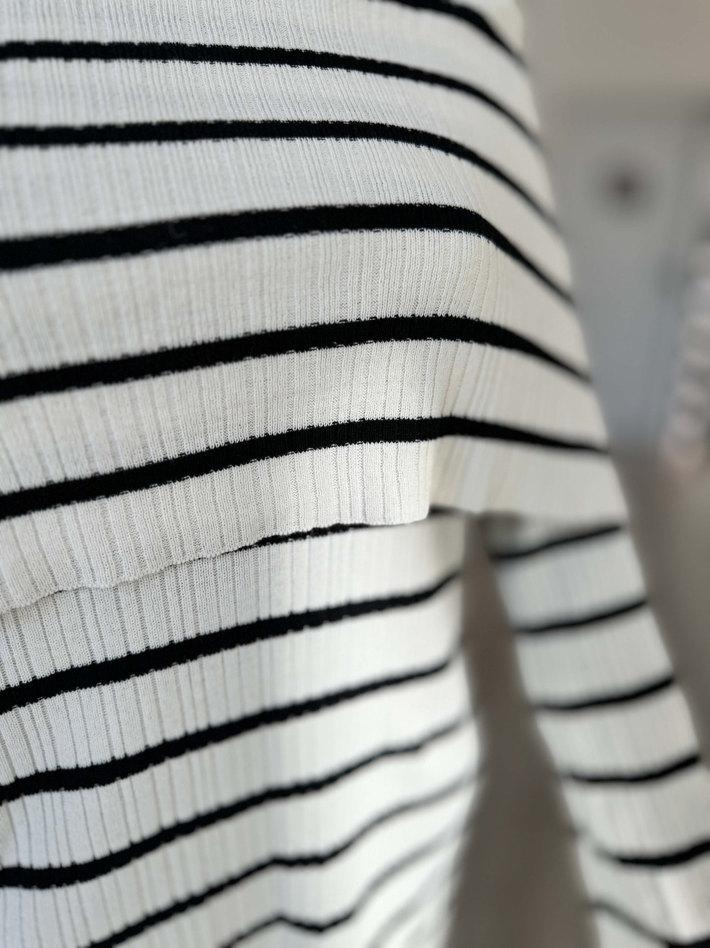KNITTED dress ECRU