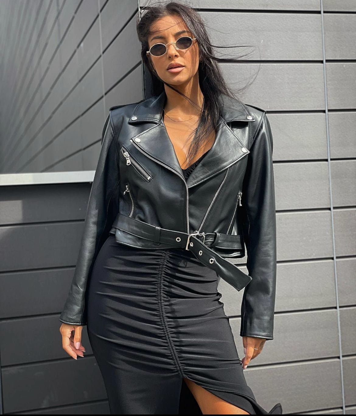 Black Cropp Jacket