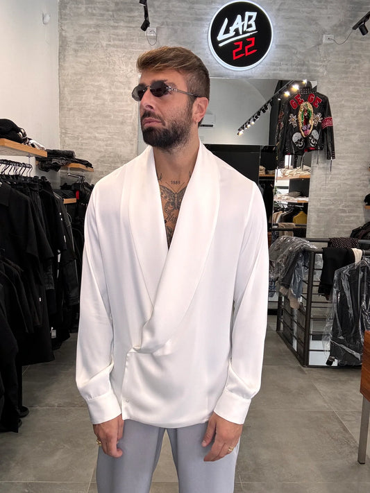 Camasa Satin Alb CAPRI