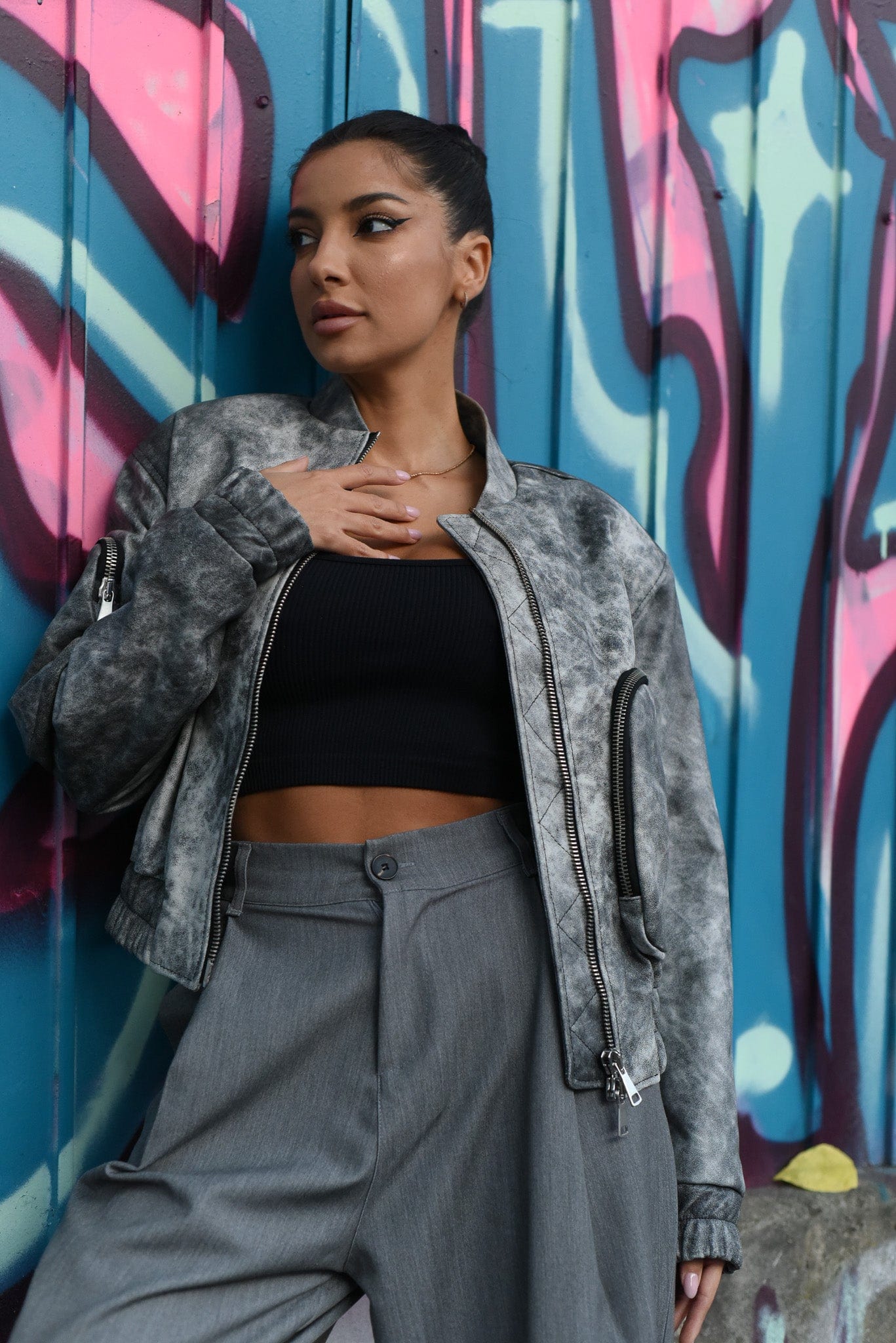 Bomber Vintage Grey